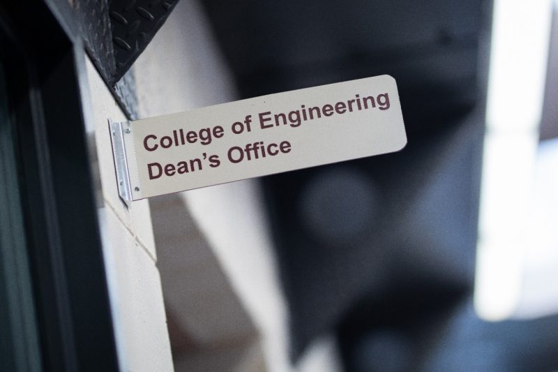 Dean's office sign