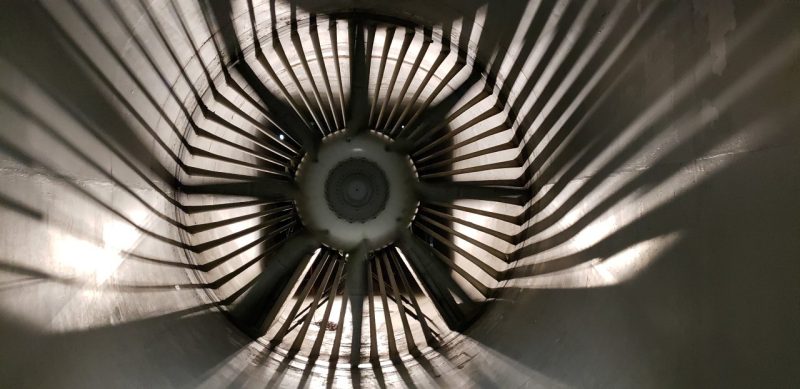 Photo of the Wind Tunnel Fan