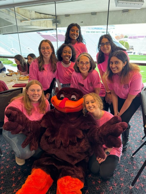 people with Hokie Bird