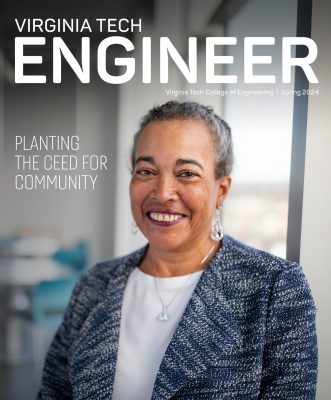 Spring 2024 Virginia Tech Engineer Magazine cover