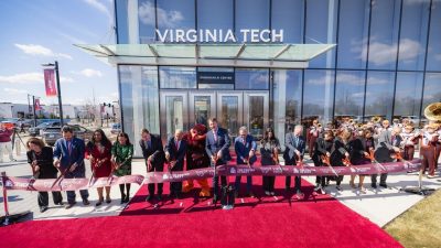 Virginia Tech celebrates historic opening of new academic building in Alexandria