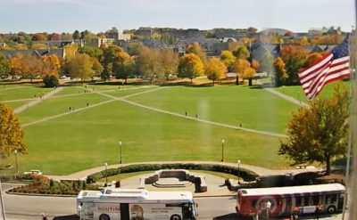 A few of the Drillfield from Burruss Hall