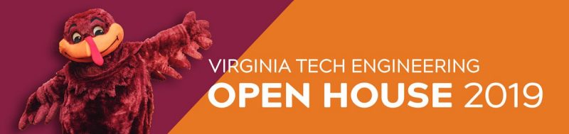 Virginia Tech Engineering Open House Banner