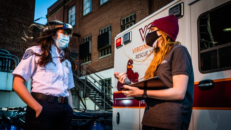 VR training for first responders