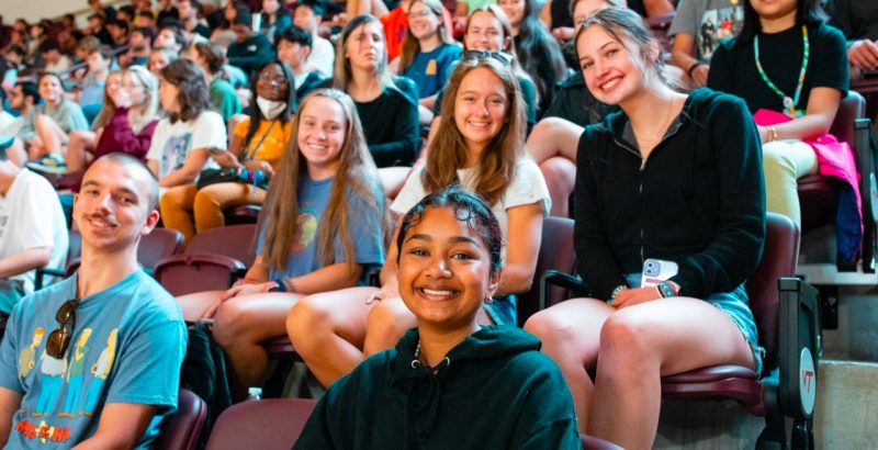 New student welcome.