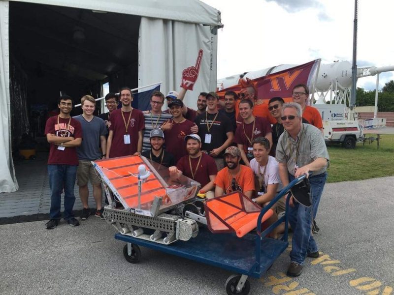 eng-aoe-astrobotics16 Virginia Tech’s Astrobotics team competed the NASA Lunabotics Challenge at Kennedy Space Center in 2016.